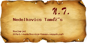 Nedelkovics Tamás névjegykártya